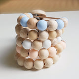 Fopspeenketting om en om