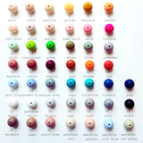 Ronde silicone kralen