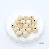 Houten kralen - Klein Atelier