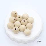 Houten kralen - Klein Atelier