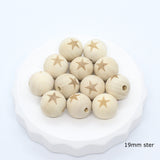 Houten kralen - Klein Atelier