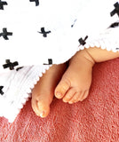 Tetradoek met monochrome kleuren - Klein Atelier