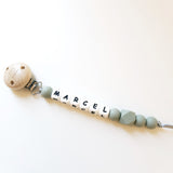 Fopspeenketting met naam hexa - Klein Atelier