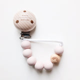 Fopspeenketting newborn houten kraal