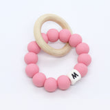 Bijtring met letter - Klein Atelier