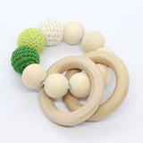 Bijtring met omhaakte kralen - Klein Atelier