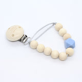 Fopspeenketting hout hexagoon - Klein Atelier