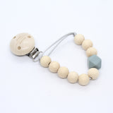 Fopspeenketting hout hexagoon - Klein Atelier