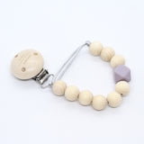 Fopspeenketting hout hexagoon - Klein Atelier