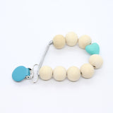 Fopspeenketting silicone hartje - Klein Atelier