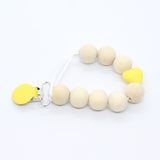 Fopspeenketting silicone hartje - Klein Atelier