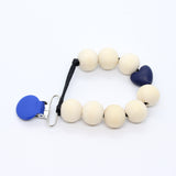 Fopspeenketting silicone hartje - Klein Atelier