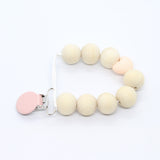 Fopspeenketting silicone hartje - Klein Atelier