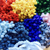 Tetradoek met pomponband - Klein Atelier