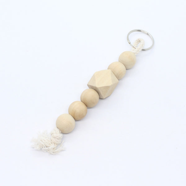 Houten sleutelhanger