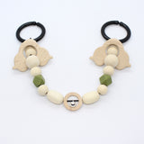 Wagenspanner met houten figuurtjes - Klein Atelier