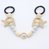 Wagenspanner met houten figuurtjes - Klein Atelier