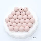 Ronde silicone kralen - Klein Atelier