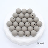 Ronde silicone kralen - Klein Atelier