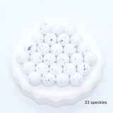 Ronde silicone kralen - Klein Atelier