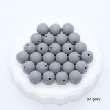 Ronde silicone kralen - Klein Atelier