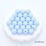 Ronde silicone kralen - Klein Atelier