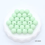 Ronde silicone kralen - Klein Atelier