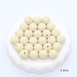 Ronde silicone kralen - Klein Atelier