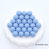 Ronde silicone kralen - Klein Atelier