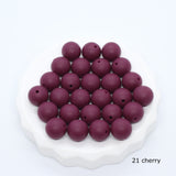 Ronde silicone kralen - Klein Atelier