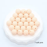 Ronde silicone kralen - Klein Atelier