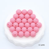 Ronde silicone kralen - Klein Atelier