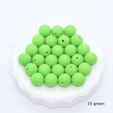 Ronde silicone kralen - Klein Atelier