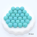 Ronde silicone kralen - Klein Atelier