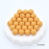 Ronde silicone kralen - Klein Atelier