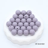 Ronde silicone kralen - Klein Atelier