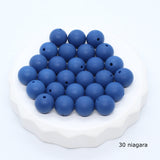 Ronde silicone kralen - Klein Atelier