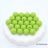 Ronde silicone kralen - Klein Atelier