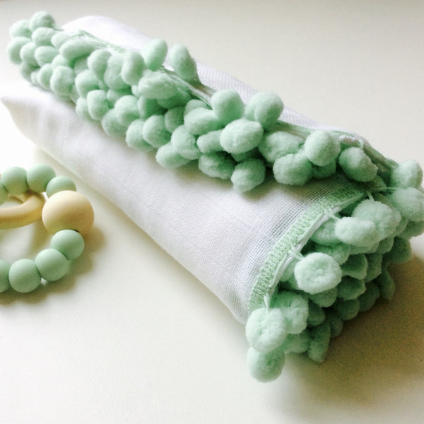 Tetradoek met pomponband