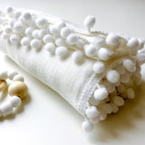 Tetradoek met pomponband - Klein Atelier