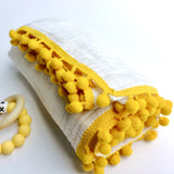 Tetradoek met pomponband - Klein Atelier